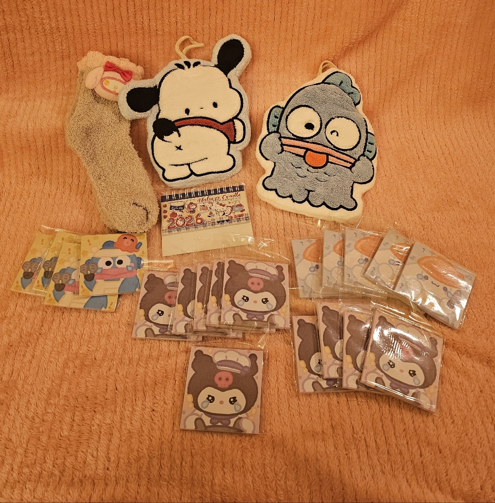 Sanrio Kids Accessories Set - Pink, Orange, White - Picture 3 of 4